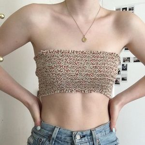 Brandy Melville patterned bandeau